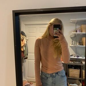 Mock Neck Thin Sweater